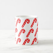 Mug Bâtons de Noël blanc rouge minimes (Centre)