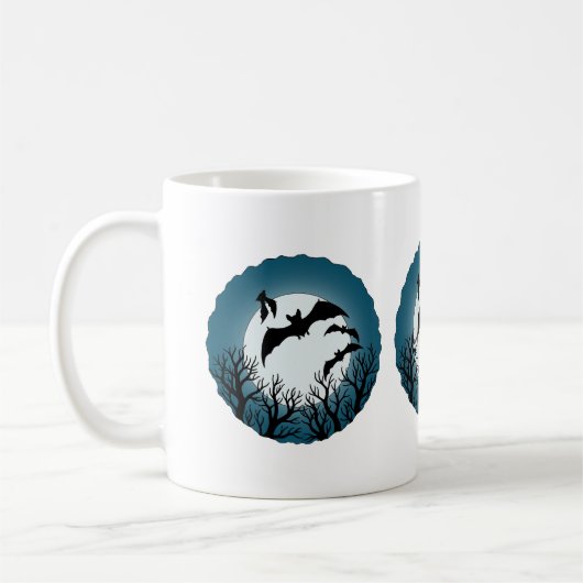 Mug Bats and Trees Against the Moon (Gauche)