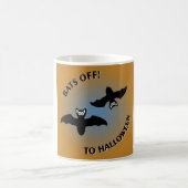 Mug Bats d'Halloween bleu orange (Centre)