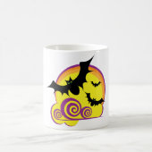 Mug Bats volants Pleines lunes nocturnes d'Halloween (Centre)
