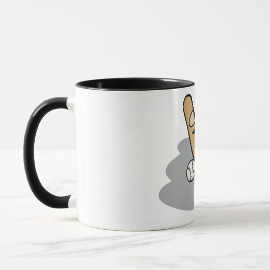 Mug Batte De Baseball Et Boule De Balle (Gauche)