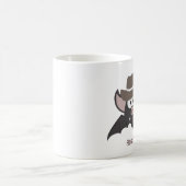 Mug Batte mignonne de cowboy de bande dessinée (Centre)