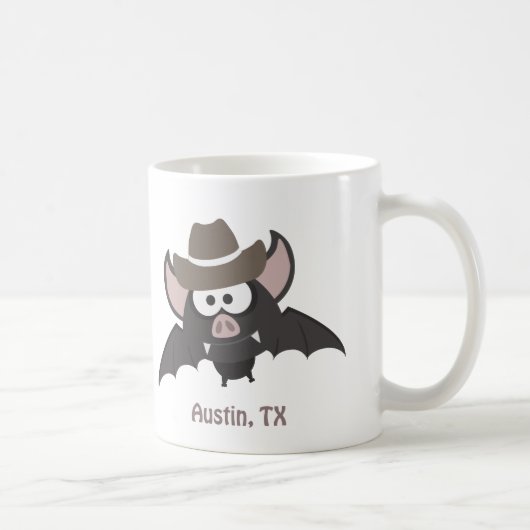 Mug Batte mignonne de cowboy de bande dessinée (Droite)