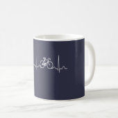 MUG BATTEMENT DE COEUR DE BICYCLETTE (Devant droit)