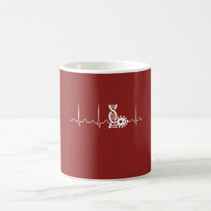 Mug Battement de coeur de biologiste
