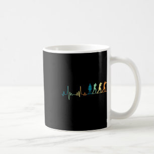 Mug Battement de cœur de boxe rétro - Boxeur amateur d