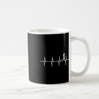 Mug Battement de cœur de golf pour golfeurs