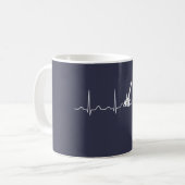 MUG BATTEMENT DE COEUR DE GUITARE (Devant gauche)