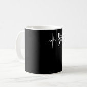 Mug Battement de cœur de papillon (Devant gauche)