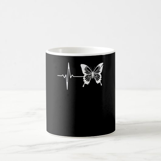 Mug Battement de cœur de papillon (Centre)