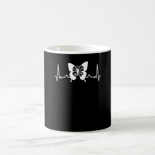 Mug Battement de cœur de papillon (Centre)