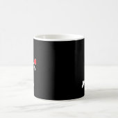 Mug Batter Baseball de silhouette pour la Saint-Valent (Centre)