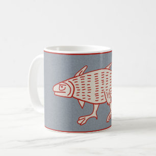 Mug Batterie de café à poisson médiévale