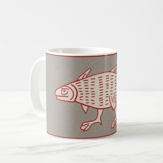 Mug Batterie de café à poisson médiévale (Devant gauche)