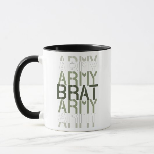 Mug Batterie de café Brat de l'Armée (Gauche)