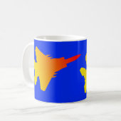 Mug Batterie de café de l'escadron de chasseurs (Devant gauche)