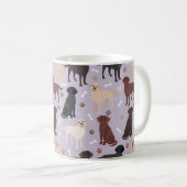 Mug Batterie de café Labrador Retriever Paks and Bones (Devant droit)