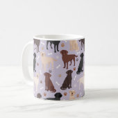 Mug Batterie de café Labrador Retriever Paks and Bones (Devant gauche)