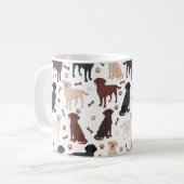 Mug Batterie de café Labrador Retriever Paks and Bones (Devant gauche)