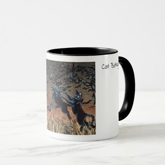 Mug Batterie de chats (Devant droit)