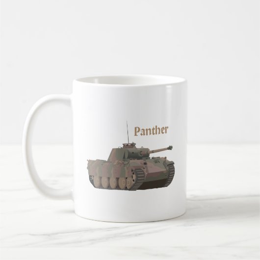 Mug Batterie de Panther German 2ÈME GUERRE MONDIALE (Gauche)