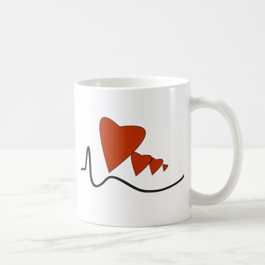 Mug Batterie Heartbeats (Droite)