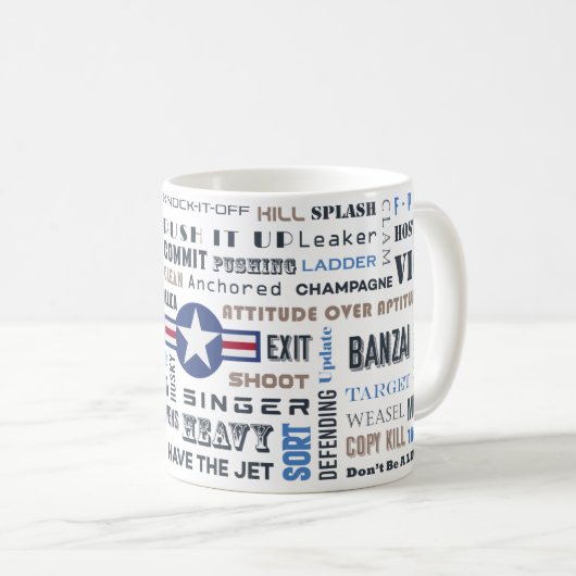 Mug Batterie pilote avec Lingo (toutes les branches) (Devant droit)