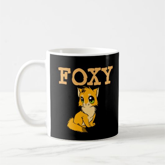 Mug Batteries à café FOXY CAT pour Noël (Gauche)