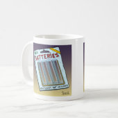 Mug Batteries amusantes non incluses carte et cadeau. (Devant gauche)