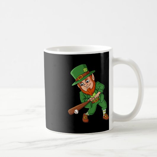 Mug Batteur de baseball Jour de la Saint Patrick Lepre (Droite)