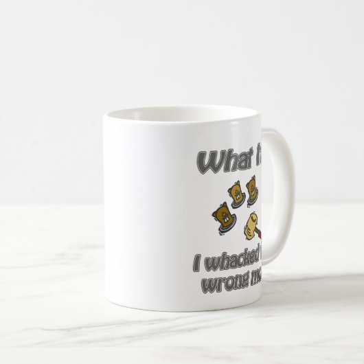 Mug battez une taupe (Devant droit)