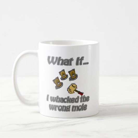 Mug battez une taupe (Gauche)