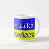 Mug Battez-vous comme les Ukrainiens (Devant droit)