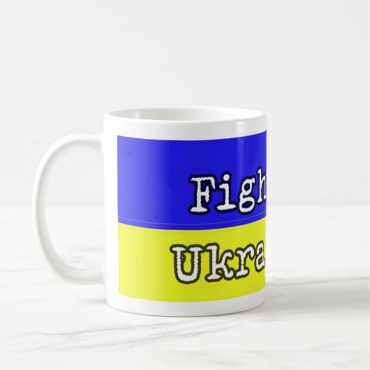 Mug Battez-vous comme les Ukrainiens (Gauche)