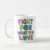 Mug Battez-vous pour ce que vous aimez Avenir de l'éne (Gauche)