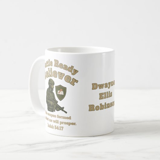 Mug Battle Ready Believer (Devant gauche)