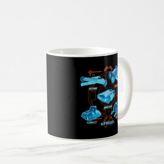 Mug Battlebots Robot Manuels Schéma (Devant droit)