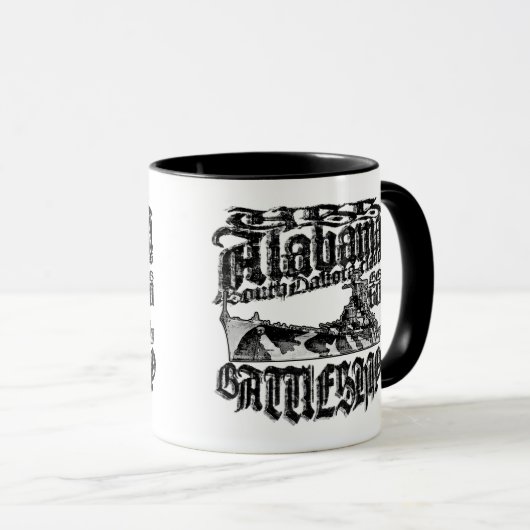 Mug Battleship Alabama Combo Musique (Devant droit)
