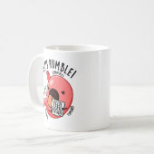 Mug Battons-nous Blague drôle sur l'estomac (Devant gauche)