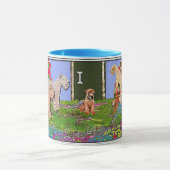 Mug Battre des Terriers dans une boue domestique (Centre)