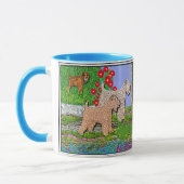 Mug Battre des Terriers dans une boue domestique (Gauche)