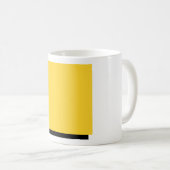 Mug Bauhaus Art Composition Carré jaune (Devant droit)
