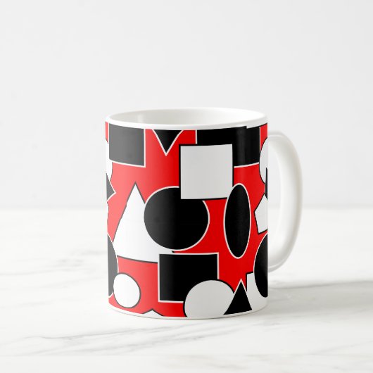 Mug Bauhaus Collage (Devant droit)