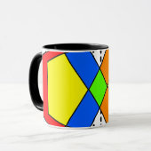 Mug Bauhaus Pentagons (Devant gauche)