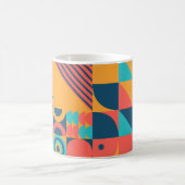 Mug Bauhaus Retro : les années 70 de la musique géomét (Centre)