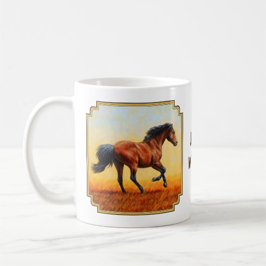 Mug Bay Horse Galloping (Gauche)