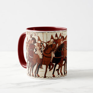 MUG BAYEUX TAPESTRIE ARMÉE NORMALE, CHEVALIERS