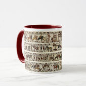 Mug BAYEUX TAPESTRY 1066 Bataille de Hastings, Moyen A (Devant gauche)