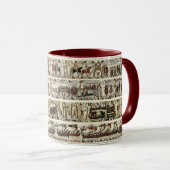 Mug BAYEUX TAPESTRY 1066 Bataille d'Hastings (Devant droit)