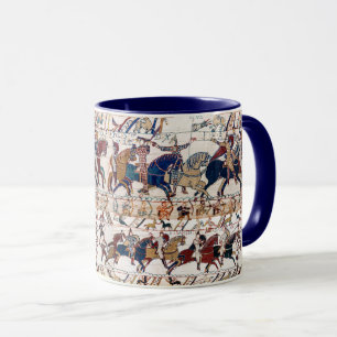 MUG BAYEUX TAPESTRY 1066 NORMAN KNIGHTS AND ARCHERS MU